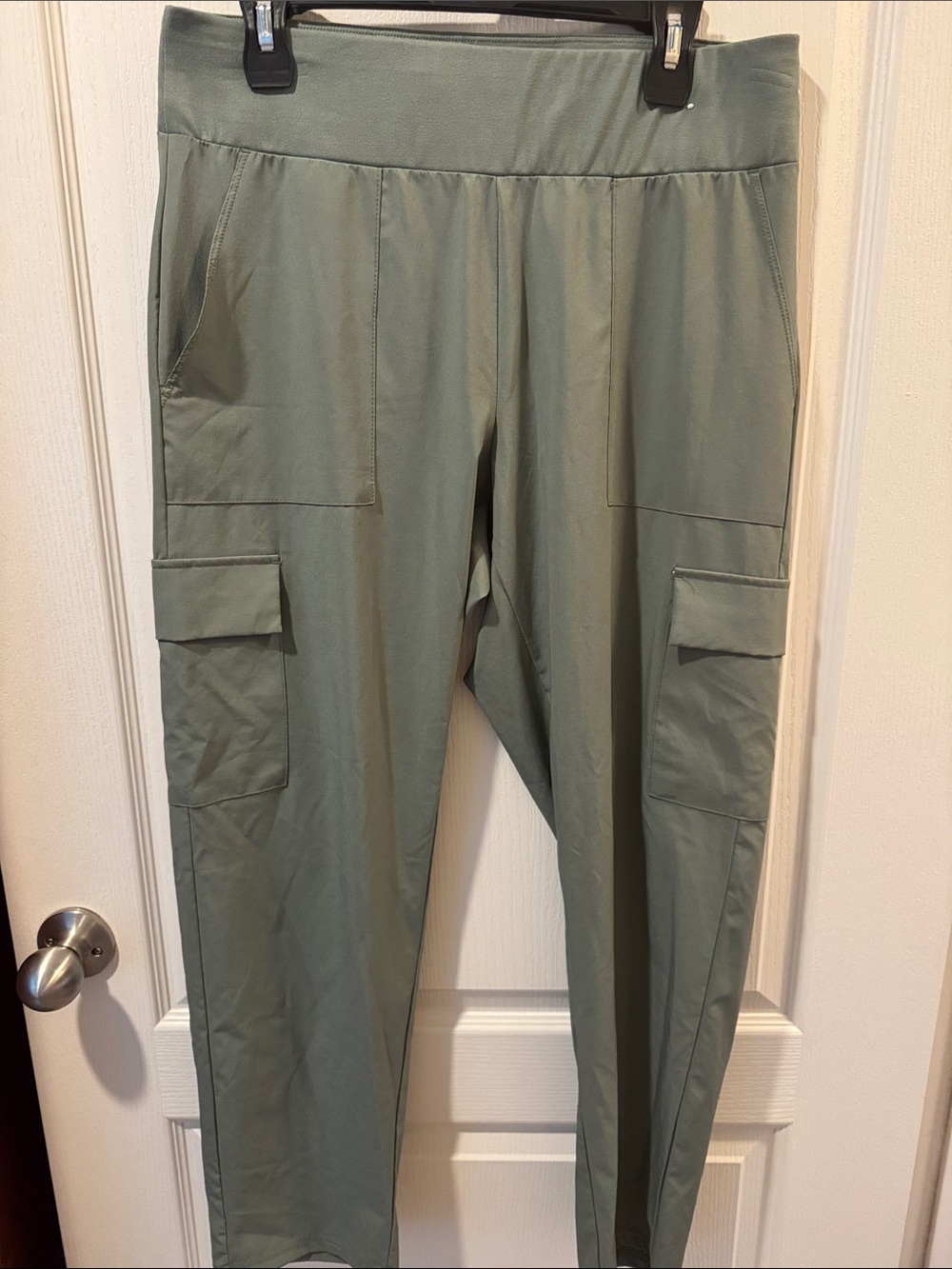 Danskin Olive Green Cargo Pocket Joggers